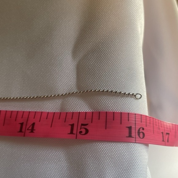 Lagos Caviar Diamond Halo Sterling Silver Open Circle Stationed Necklace 16" EUC - Picture 9 of 10